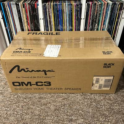 Mirage OM-C3 Shielded Home Theater Center Channel Speaker w/ Box TESTED ✅ image 1