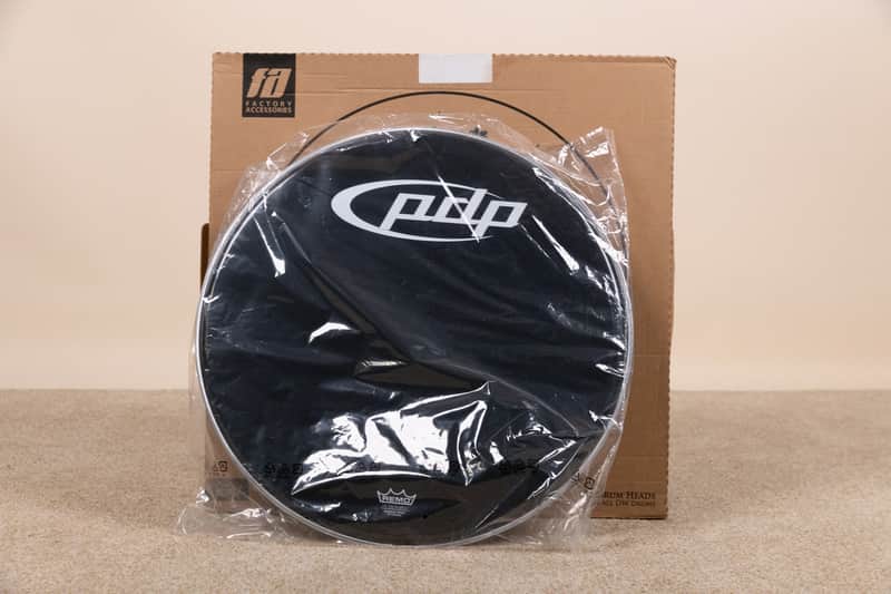 PDP 22" Gloss Black Bass Drum Head image 1