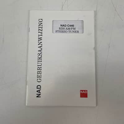NAD - C440 - RDS Stereo Tuner - Inc. Manual image 9