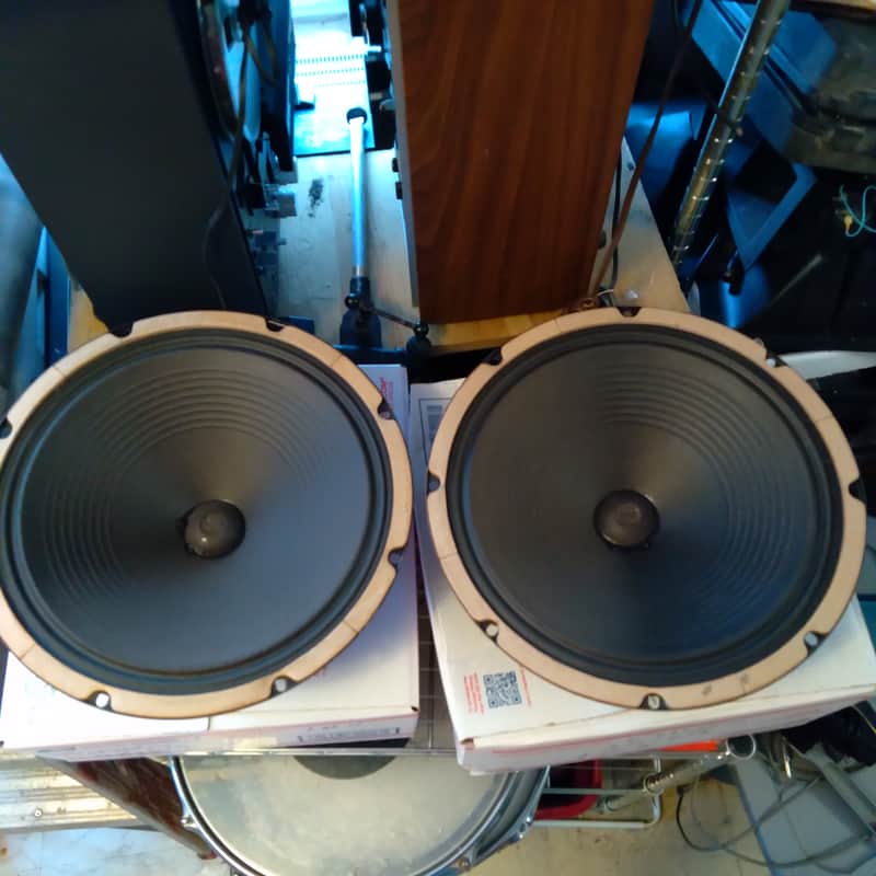 1965 Jensen C12Q Guitar Speaker MINT Awesome Tone MATCHED PAIR 8 OHMS image 1