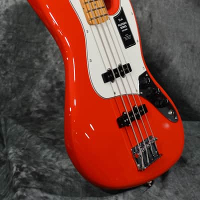 Fender Player II Jazz Bass 4-String Coral Red w/ FREE Same Day Shipping image 7