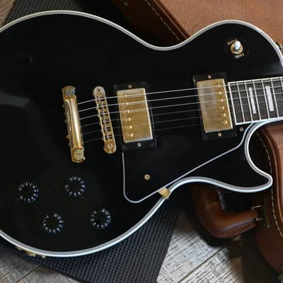 2016 Gibson Les Paul Custom Lite Electric Guitar Black Ebony + OHSC image 3