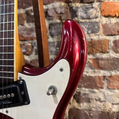 Mosrite The Ventures Model Electric Guitar *RARE* (1964 - Candy Apple Red) image 5