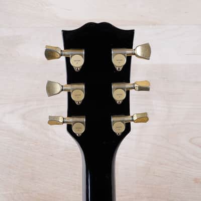 Burny RLC-60 Custom MIJ 1989 Black 1960 Reissue VH-3 PAF Pickups Vintage Made in Japan MIJ w/ Bag image 23
