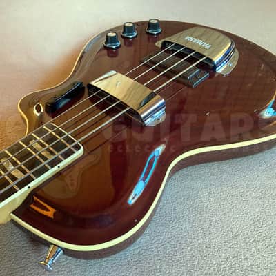 YAMAHA SB-70 w/OHSC "DHARMA" BASS MAHOGANY *SUPER RARE* VINTAGE 70s image 1