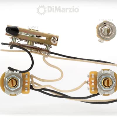 DiMarzio Prewired HH 5-way Super Switch Wiring Harness image 1