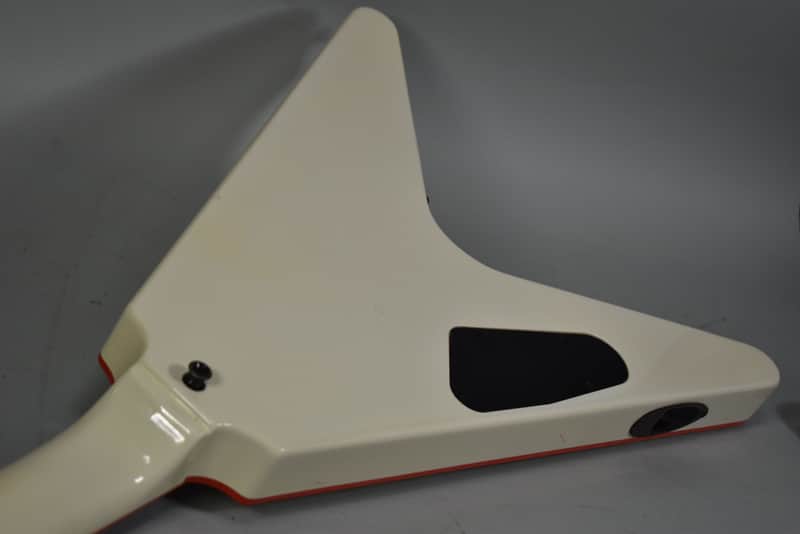 1980s Washburn FV-30V White Finish Electric Guitar w/OHSC | Reverb