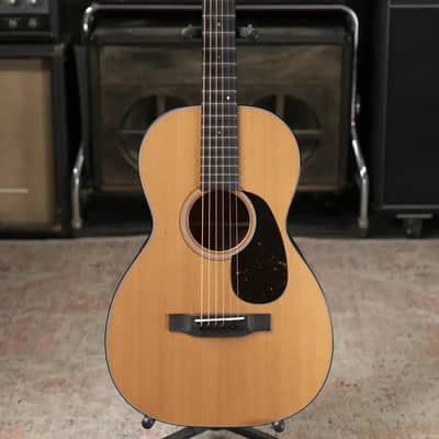 Martin Custom Old Style 18 0 Acoustic Guitar - Flamed Mahogany/Western Red Cedar with Hardshell Case image 3