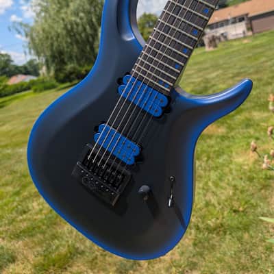 Kiesel 2021 Andy James AJ7E Royal Blue 7-String Electric Guitar image 1