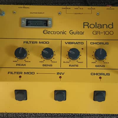 Roland GR-100 1980's? Vintage guitar and synth, must see, local only image 10