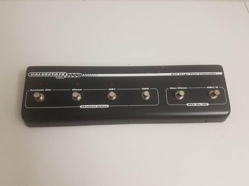 ギター MARSHALL Foot Controller Valvestate 2000 Marshall Valvestate 2000 Amp Footswitch Black Foot Pedal Board