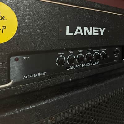 Laney PRO-TUBE AOR 50w & Cabinet 1980's - Black image 3