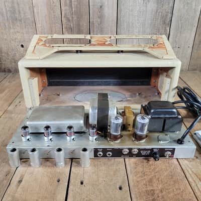 Fender Bassman 6G6-B Head & Cabinet 1962 2x12 Cabinet, Very Good - Blonde image 13