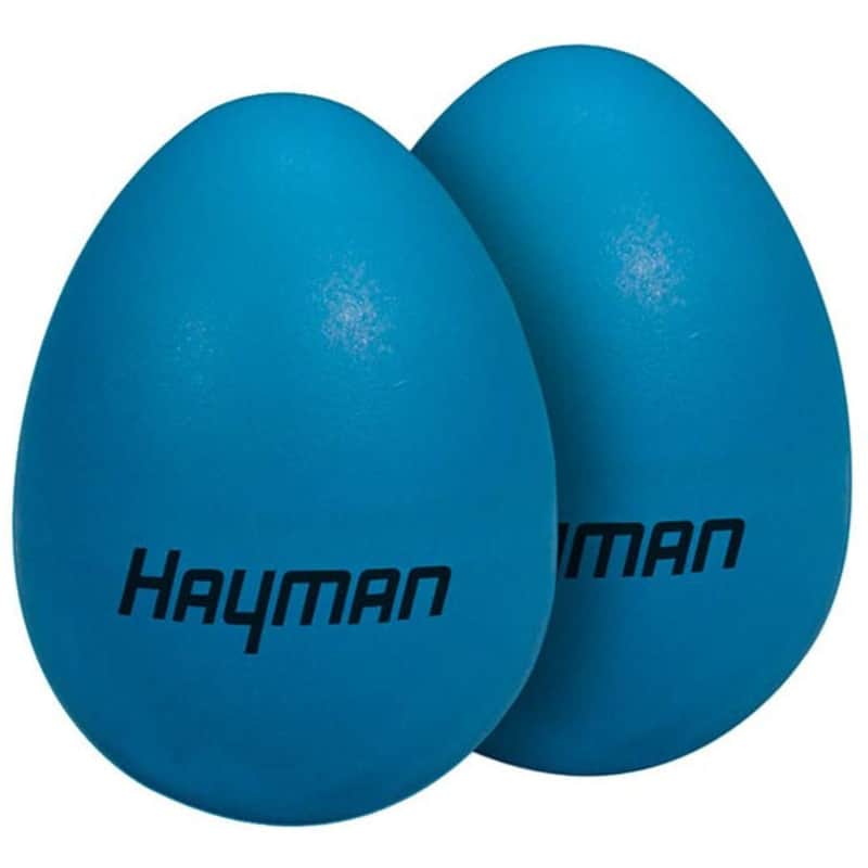 Hayman Egg Shaker Pair Percussion Instrument Blue image 1