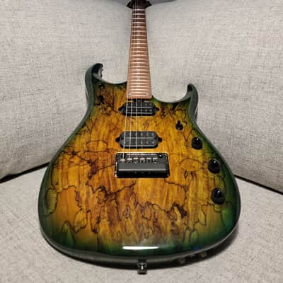 Ernie Ball Music Man JP15 John Petrucci Signature Spalted Maple Emerald Glow *MINT* image 1