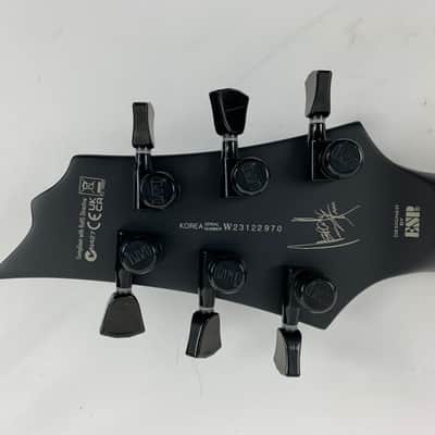 ESP LTD HEX-6 Nergal Signature Electric Guitar Black Satin + ESP Hard Case B-Stock HEX6 HEX 6 Behemoth - Korea image 14