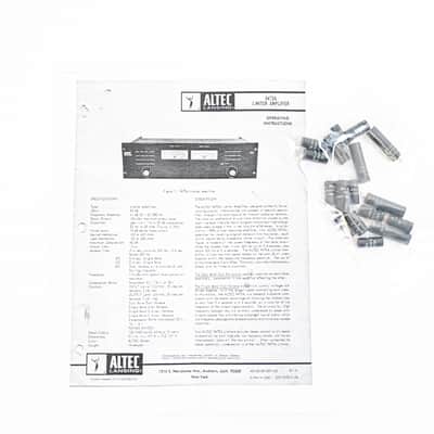Altec Lansing 9743A Dual Band Limiting Amplifier - Tightens the Lows and Keeps the Highs Articulate image 13