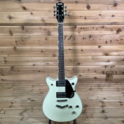 Gretsch G5222 Electromatic Double Jet BT W/ V-Stoptail Electric Guitar - Vintage White image 2