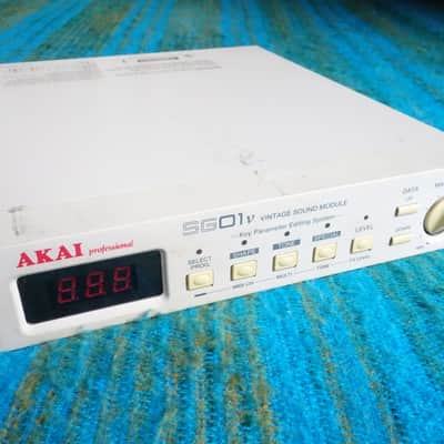 Akai SG01v Vintage Sound Module - 90's Synthesizer w/ AC Adapter - G99 image 1