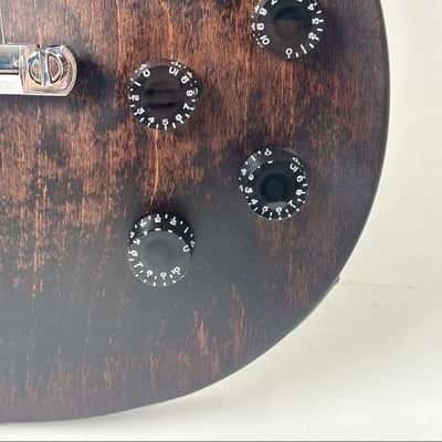 2013 Gibson Les Paul LPJ Chocolate Electric Guitar Only READ See Desc image 7