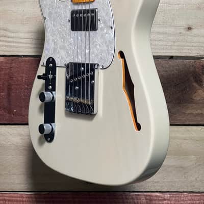 G&L Tribute Series ASAT Classic Bluesboy Semi-Hollow Blonde Left-Handed image 6