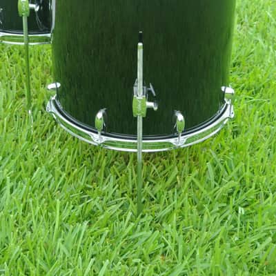 🎵 GRETSCH CATALINA CLUB 16" PIANO BLACK LACQUER FLOOR TOM for DRUM SET 🎵 RM77 image 3
