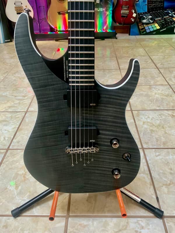 Washburn Parallaxe PXS10 Electric Guitar Transparent Black | Reverb