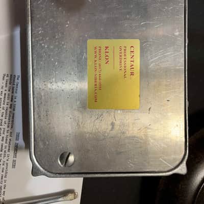 Klon Centaur Professional Overdrive (Non-Horsie) 1994 - 2008 - Silver image 4