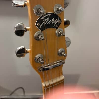 Fury Baritone guitar rare one off build 1984 all original image 3