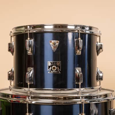 1970s Tama Imperialstar Mars 5LX Midnight Blue Drum Set image 16