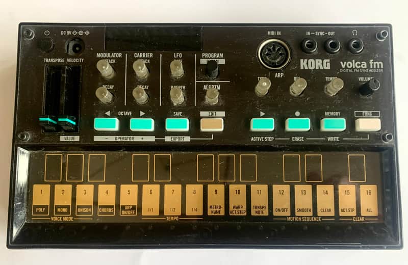 Korg Volca FM Digital FM Synthesizer/Sequencer 2016 - 2022 - Black image 1
