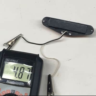 Fender Japan MIJ Strat Bridge Pickup Vintage 1980s Natural Relic Black Ceramic Bobbin image 9