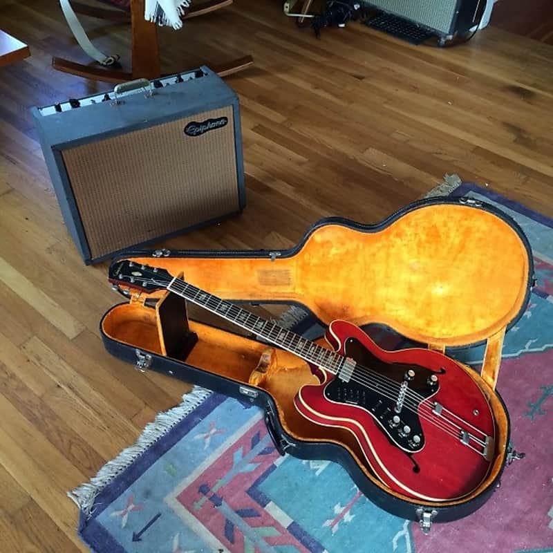 Epiphone Professional Outfit ea7-p 1961 Cherry vintage original Kalamazoo gibson usa image 1