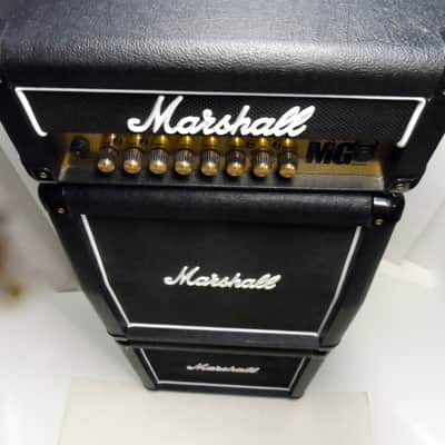 Vintage Marshall LEAD Guitar Amp Amplifier MG15HFX MINI MICRO STACK Head Cabinet MG15 HFX MG 15 10 image 1