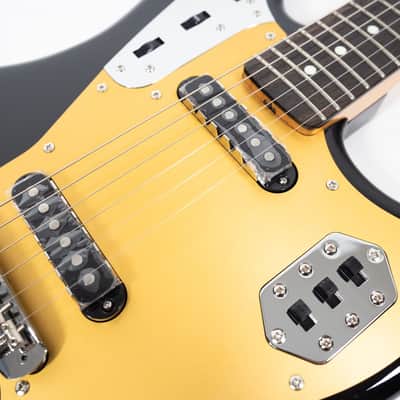 [SALE Ends June 30] [NEW] Fender FSR Made in Japan Traditional 60s Jaguar Black w/ Anodized Pickguard, Buzz Stop Bar, Hat Knobs LIMITED MODEL image 8