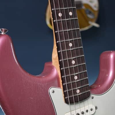 Fender CS Masterbuilt 63 Stratocaster Closet Classic by Greg Fessler 2015 - Burgundy Mist image 9