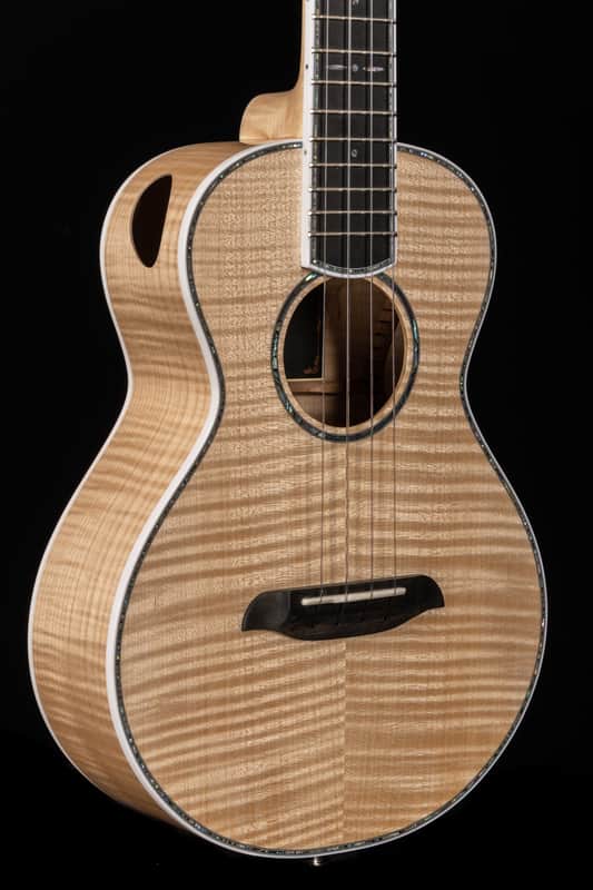 ola mestre soild curly maple tenor ukulele image 1