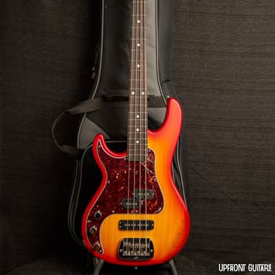 G&L SB-2 Left-Handed Cherry Burst Frost 2024 Electric Bass w/Gig Bag image 7