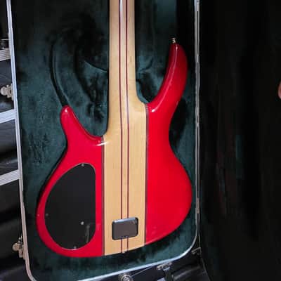 SIGNED by Rudy Sarzo Peavey Rudy Sarzo Bass 1980s Red With Case image 2