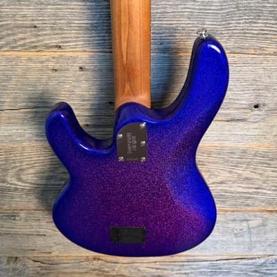 Ernie Ball Music Man StingRay Special Bass Guitar - Violet Sparkle Burst image 7