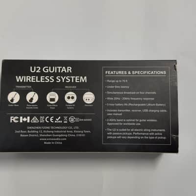 Xvive U2 Guitar Wireless System (Black) image 4