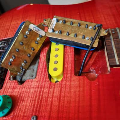 2001 Ibanez RG1680 J Custom Deep Red (DRD), Dimarzio PAF Pro 151 Blue, FujiGen Japan MIJ image 13