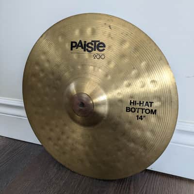 Paiste 200 14" Hihat Bottom 1980s image 3