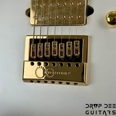 Ibanez Brian "Head" Welch Signature K7YANG 7-String Electric Guitar w/ Bag - Matte White image 7