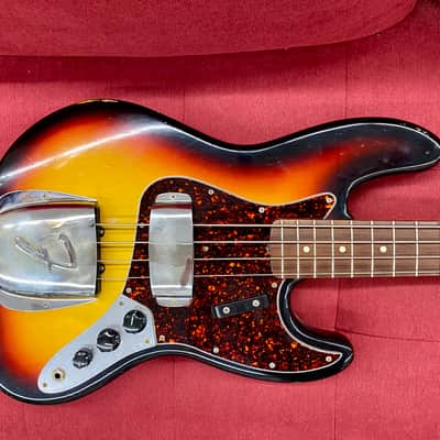 Fender Custom Shop '64 Jazz Bass Relic 2006 - 3-Tone Sunburst image 3