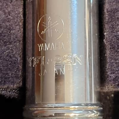 Yamaha (closed hole) FLute-YFL-22N-2025- Nichol/Silver plated-BEAUTIFUL image 2