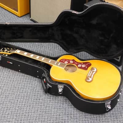 2022 Epiphone Inspired by Gibson J-200 Acoustic-Electric Guitar w/Case! Antique Natural! VERY NICE!!! image 1