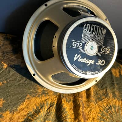 Celestion G12 Vintage 30 12" 60-Watt 8ohm Guitar Amp Speaker 2020s - Gold image 4