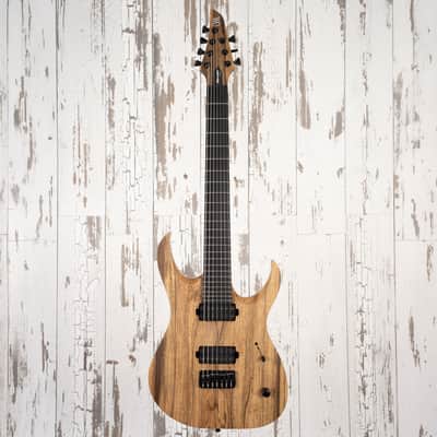 Mayones Duvell Elite BL 7 String - Black Limba image 4