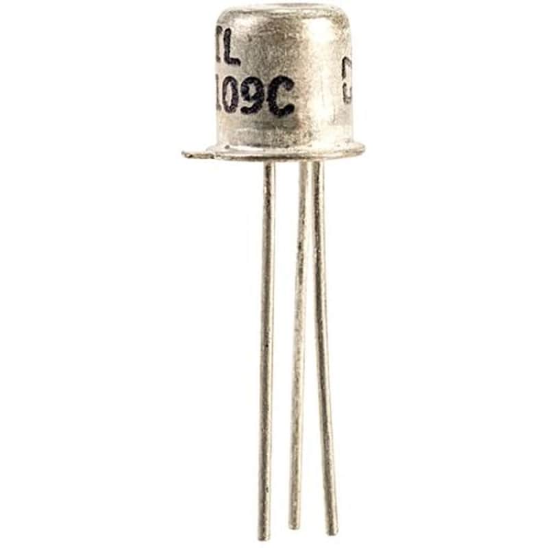NOS CDIL BC109C High-Gain Silicon Fuzz Face Matched Pair (500+/600+ hFE) image 1